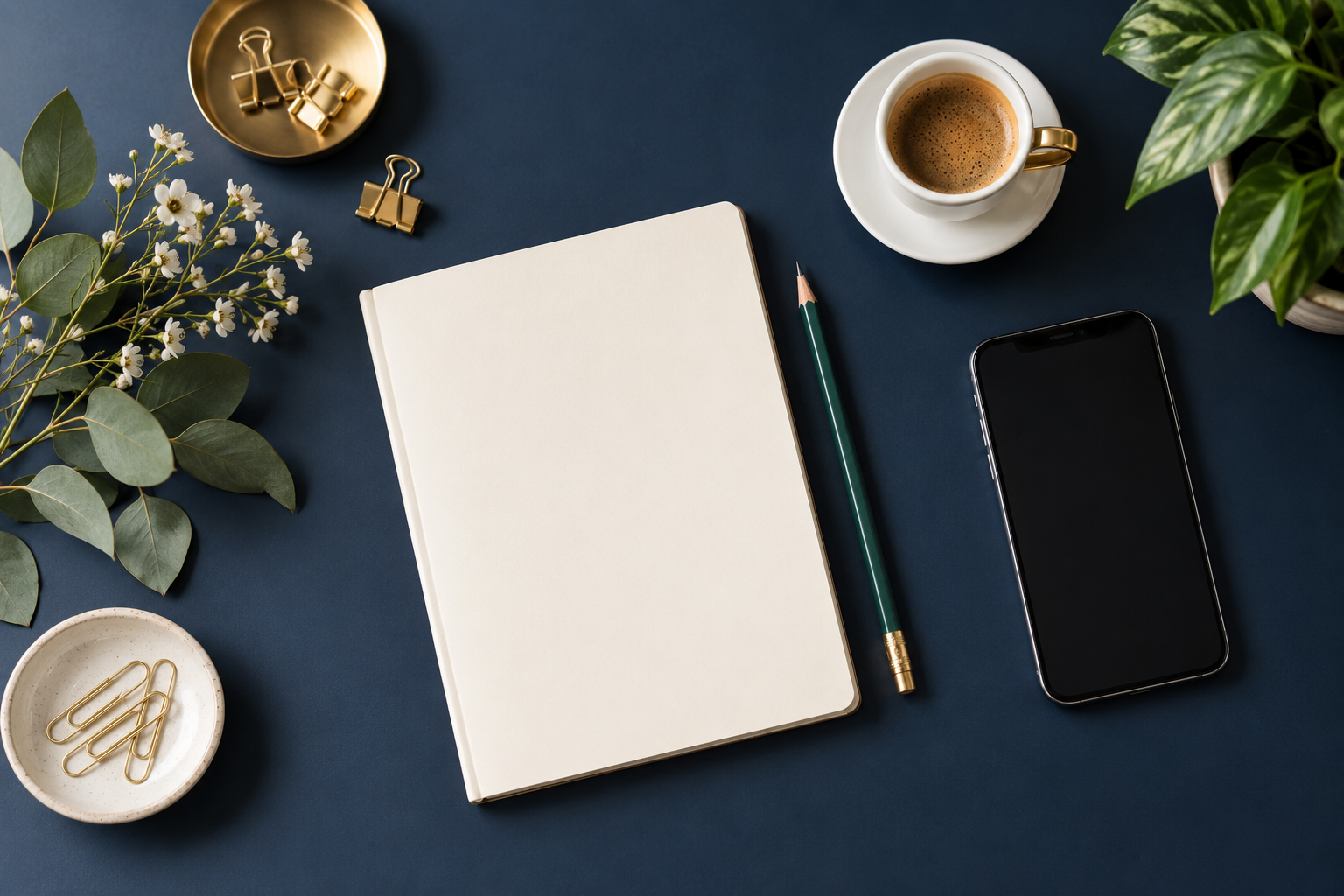 notebook: The Planning Table, an AI-generated photo